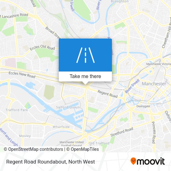 Regent Road Roundabout map