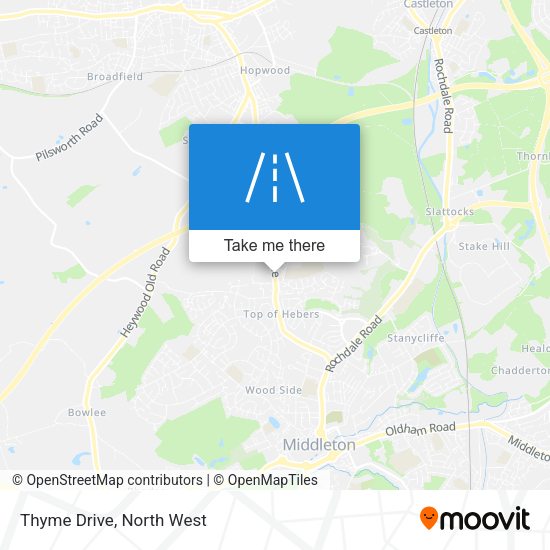 Thyme Drive map