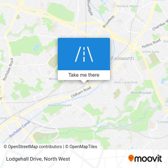 Lodgehall Drive map