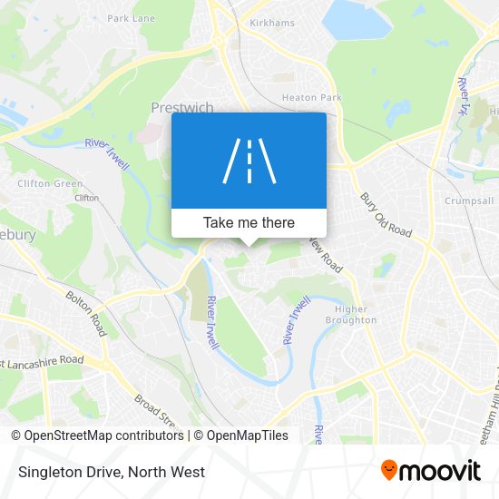 Singleton Drive map