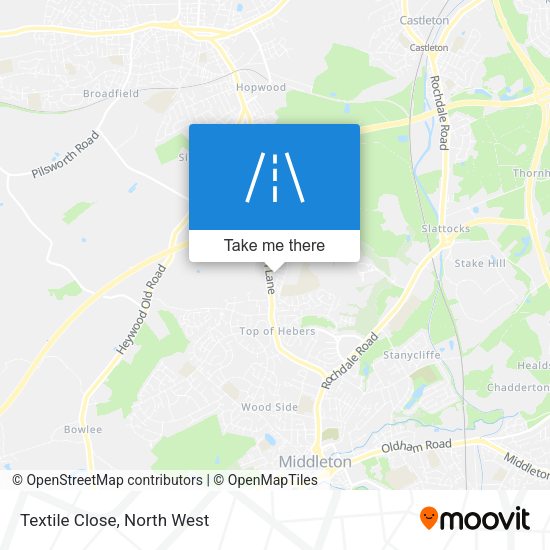 Textile Close map