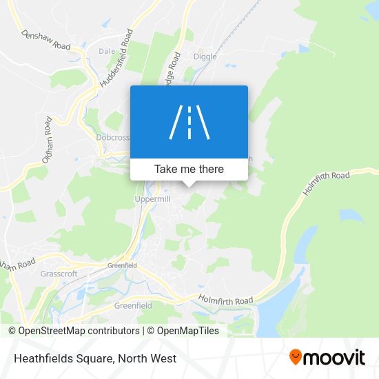Heathfields Square map