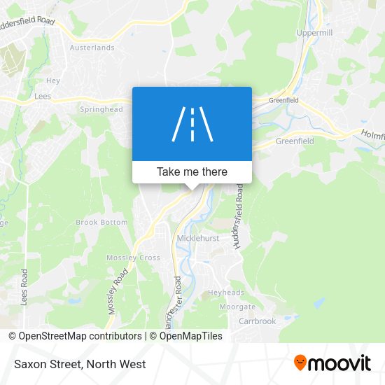 Saxon Street map