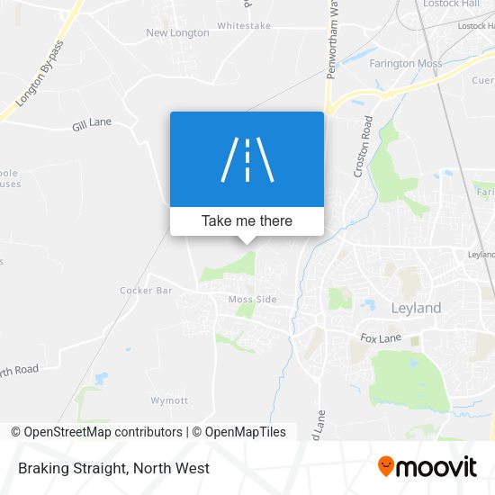 Braking Straight map