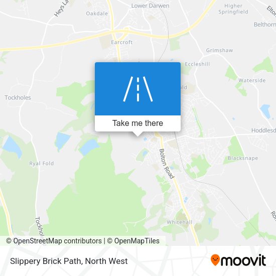 Slippery Brick Path map