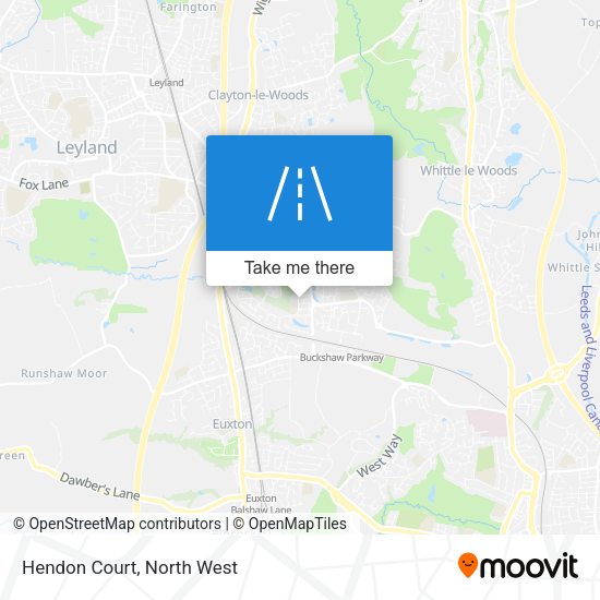 Hendon Court map
