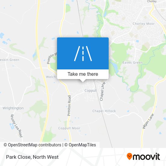 Park Close map