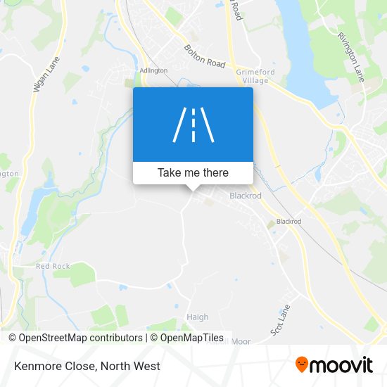 Kenmore Close map