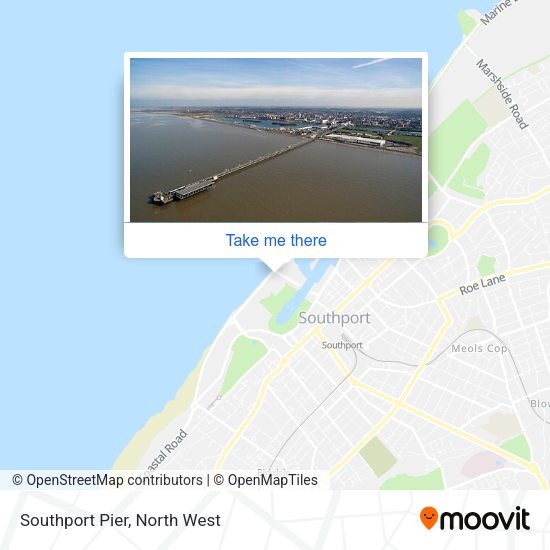 Southport Pier map