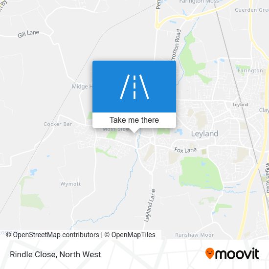 Rindle Close map