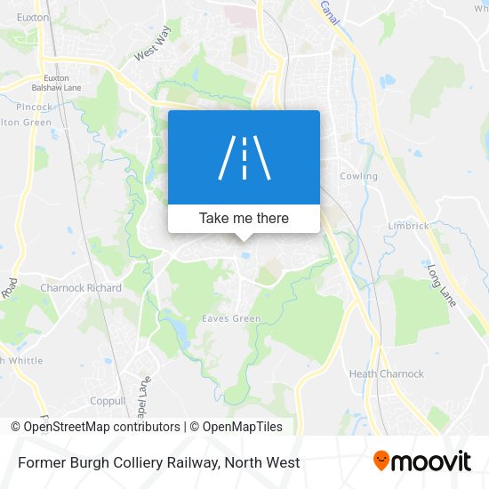 Former Burgh Colliery Railway map