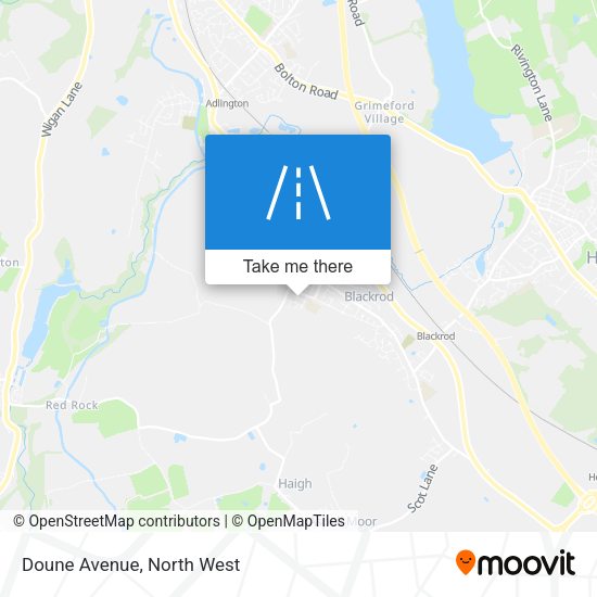 Doune Avenue map