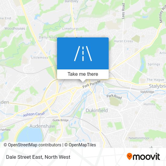 Dale Street East map