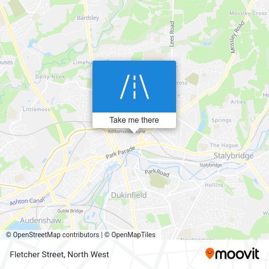 Fletcher Street map