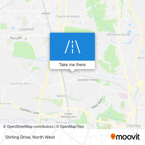 Stirling Drive map