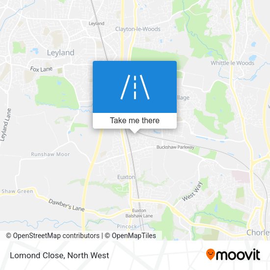 Lomond Close map