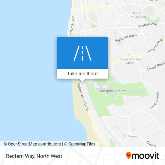 Redfern Way map