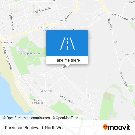 Parkinson Boulevard map