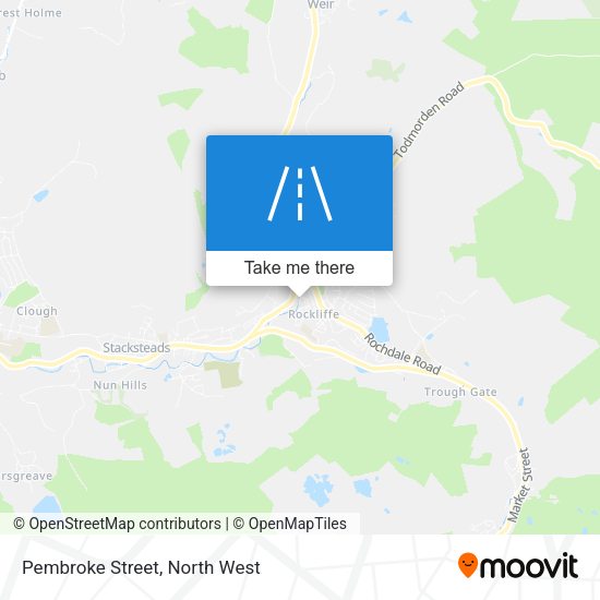 Pembroke Street map