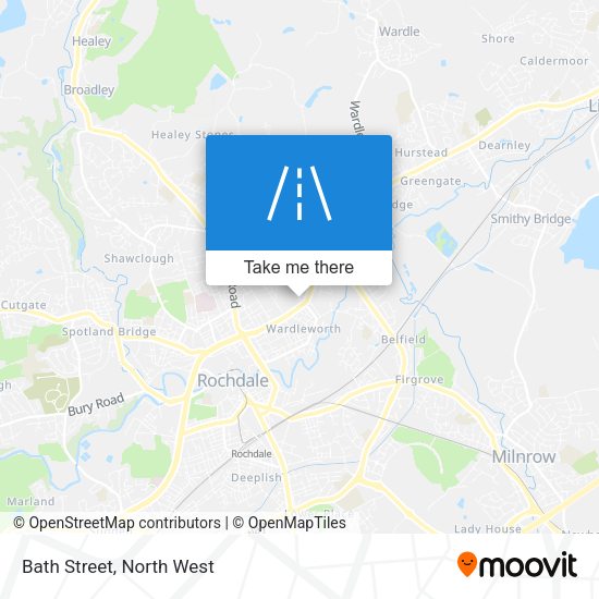 Bath Street map