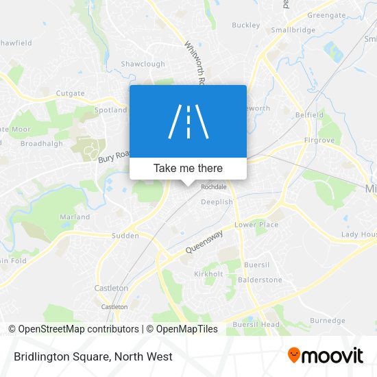Bridlington Square map