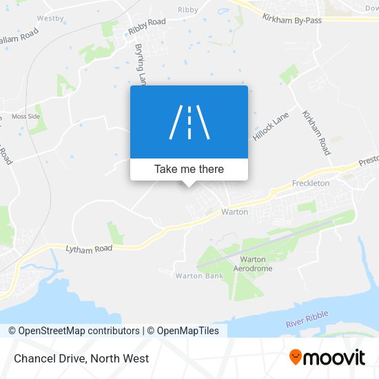 Chancel Drive map