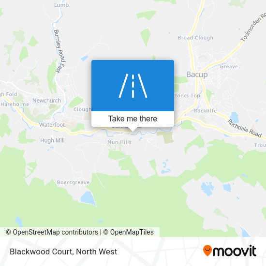 Blackwood Court map