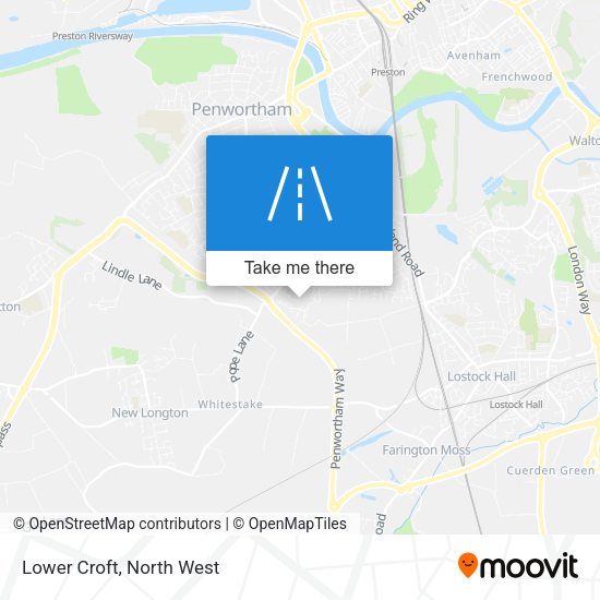 Lower Croft map