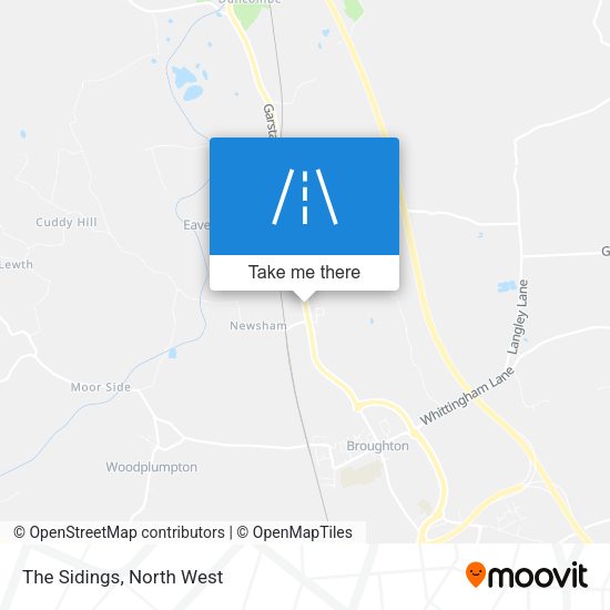The Sidings map