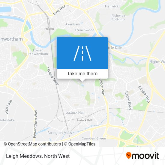 Leigh Meadows map
