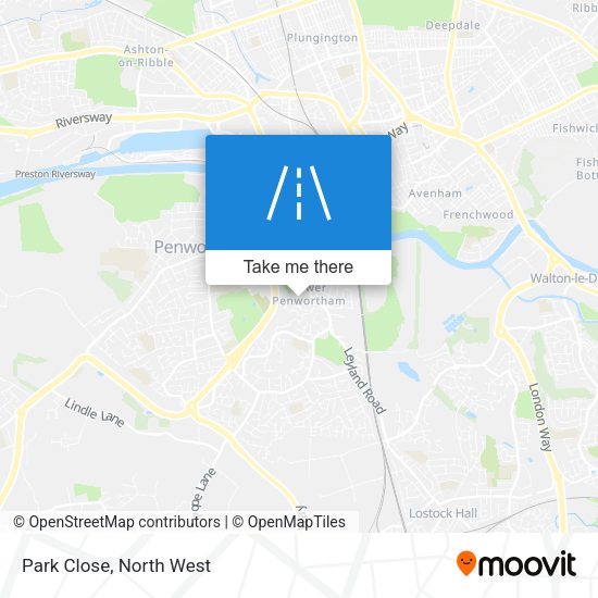 Park Close map