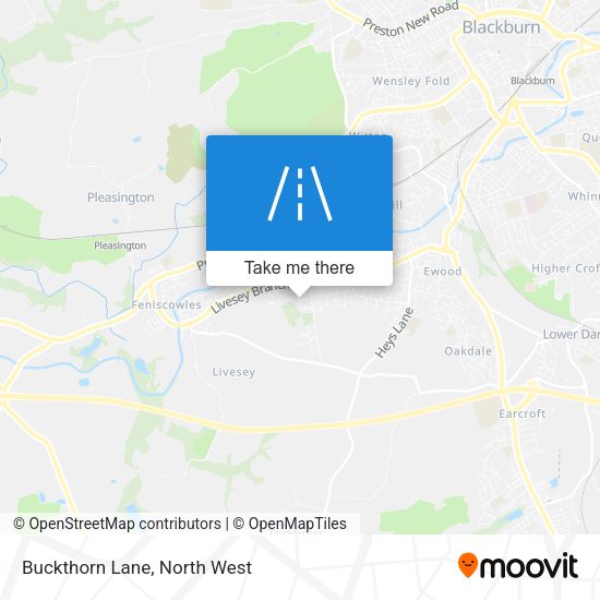 Buckthorn Lane map