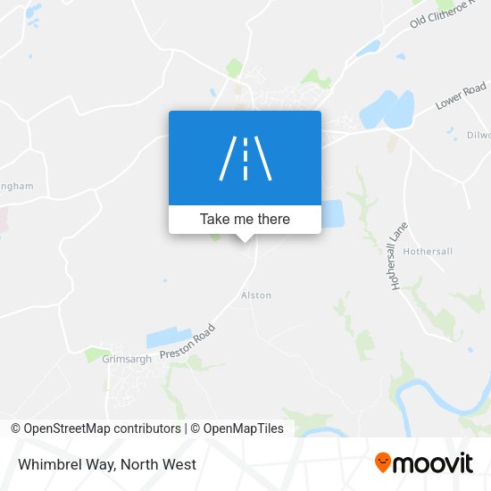 Whimbrel Way map