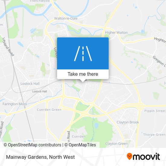 Mainway Gardens map