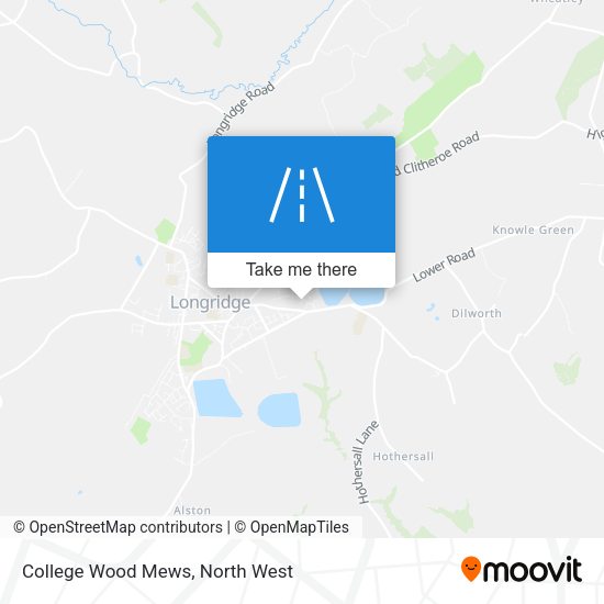 College Wood Mews map