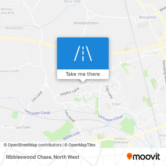 Ribbleswood Chase map