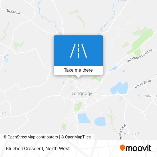 Bluebell Crescent map