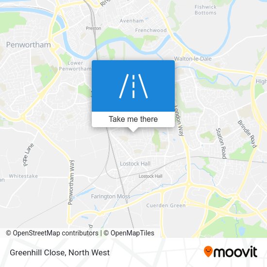 Greenhill Close map