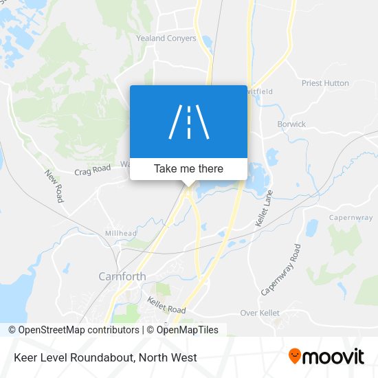 Keer Level Roundabout map