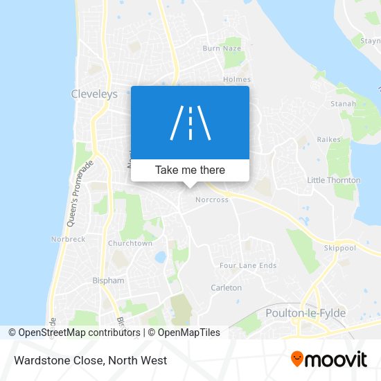Wardstone Close map