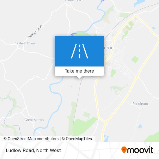 Ludlow Road map
