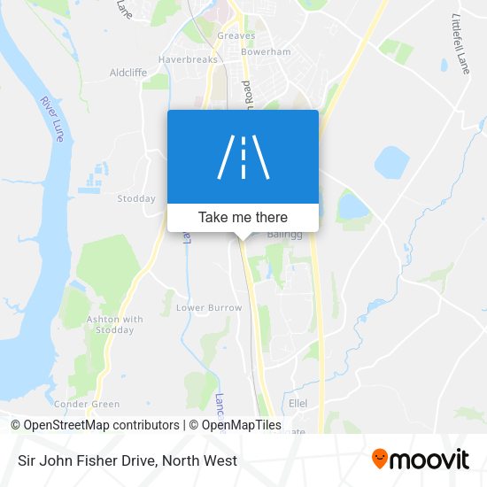 Sir John Fisher Drive map