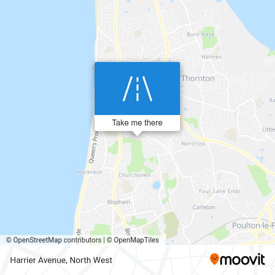 Harrier Avenue map