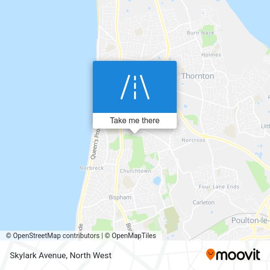 Skylark Avenue map