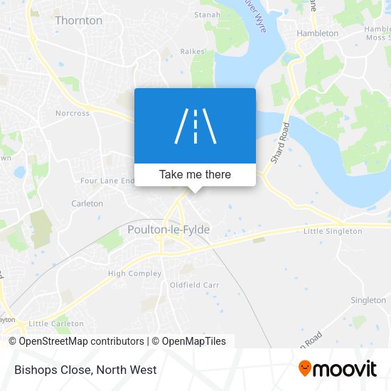 Bishops Close map