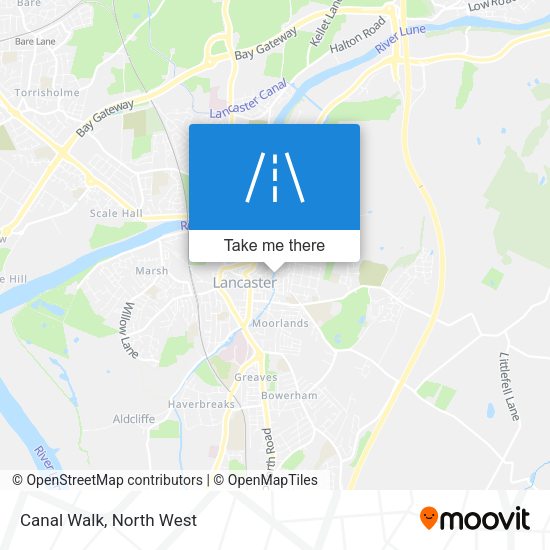Canal Walk map