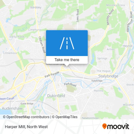 Harper Mill map
