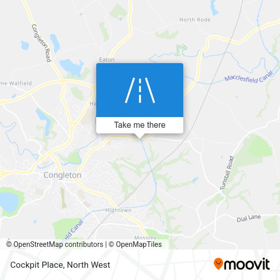 Cockpit Place map