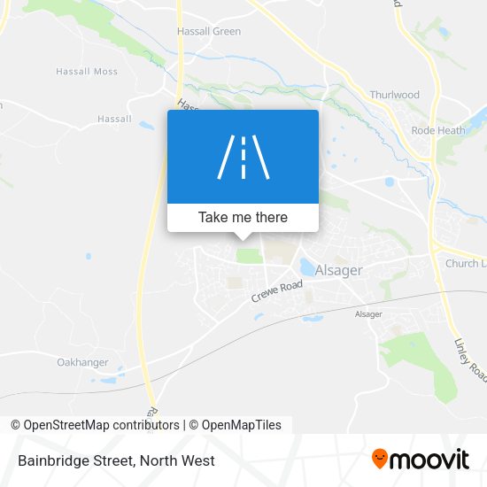 Bainbridge Street map