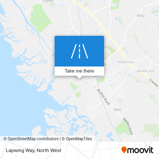 Lapwing Way map